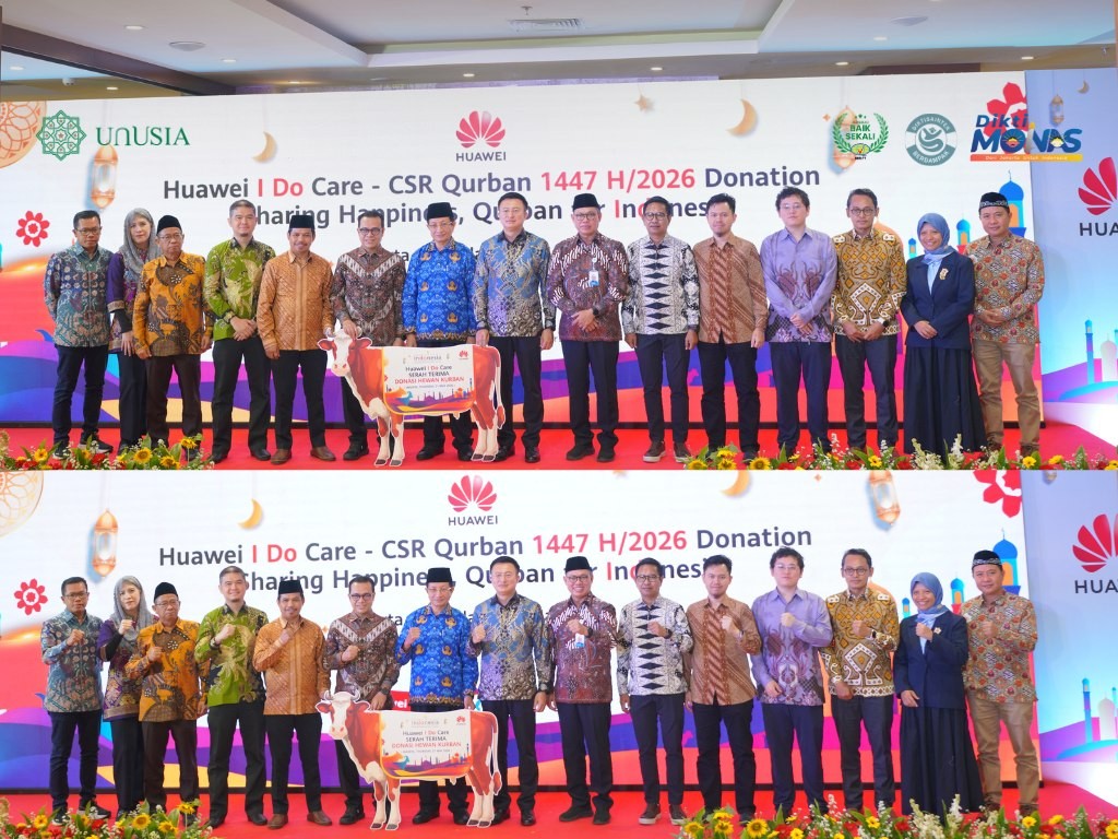 Kolaborasi dengan Huawei, Unusia Hadiri Diskusi AI dan Penyaluran CSR Qurban Nasional