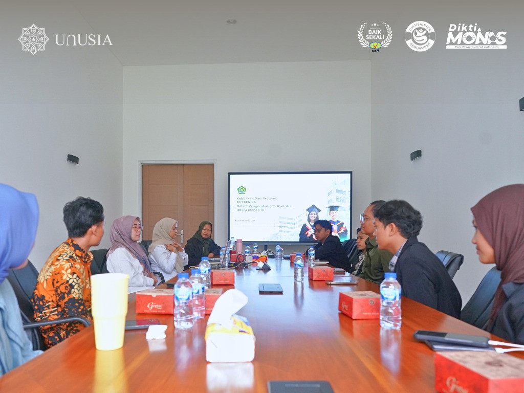 Monitoring dan Evaluasi Program Beasiswa Kemenag Dorong Peningkatan Mutu Pendidikan di Unusia