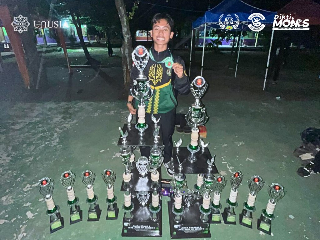 Mahasiswa Teknik Informatika Unusia Antar Dua Tim Purna Borong 10 Piala di Ajang Lahar Api Se-Pulau Jawa