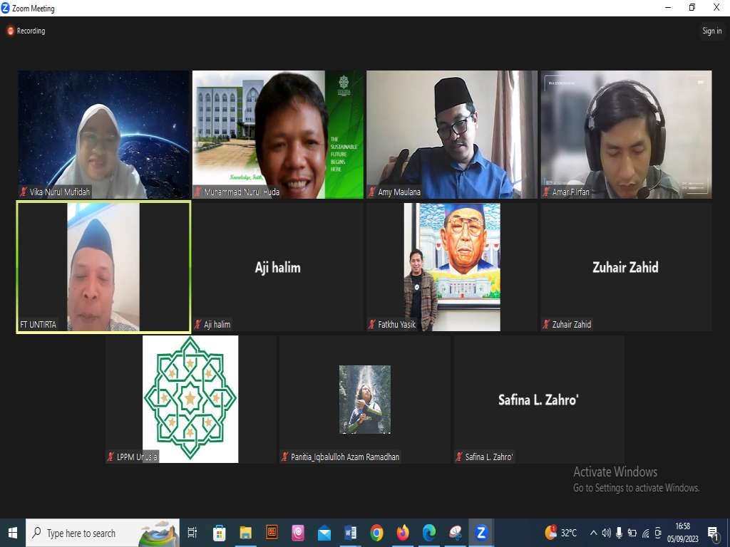 Bekali Civitas untuk Persiapan Studi Lanjut, Unusia Gandeng PCINU Freu Sosialisasikan Beasiswa Pemerintah Rusia