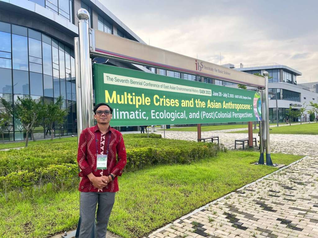 Ari Prabowo, Mahasiswa SPI mengikuti Konferensi Internasional tentang Krisis Ganda dan Perspektif Anthropocene Asia di Korea Selatan
