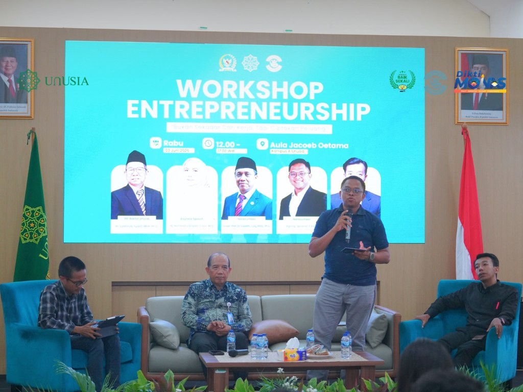 Workshop Entrepreneurship Unusia Dorong Mahasiswa Menjadi Pencipta Lapangan Kerja