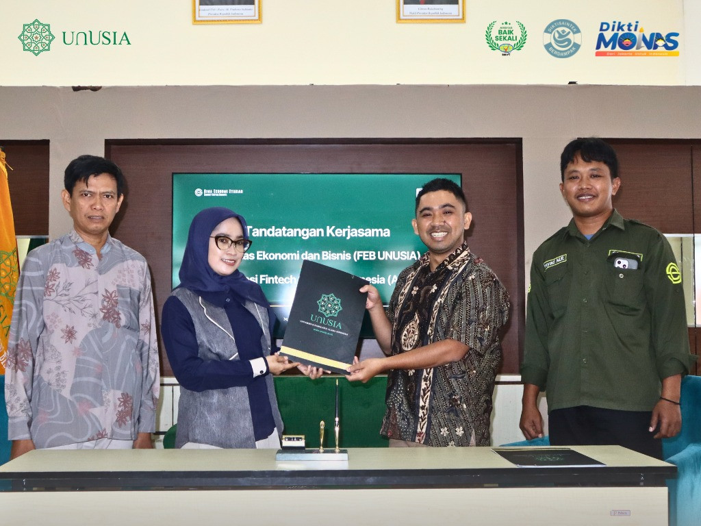 FEB Unusia dan AFSI Resmi Jalin Kerja Sama Penguatan SDM Fintech Syariah