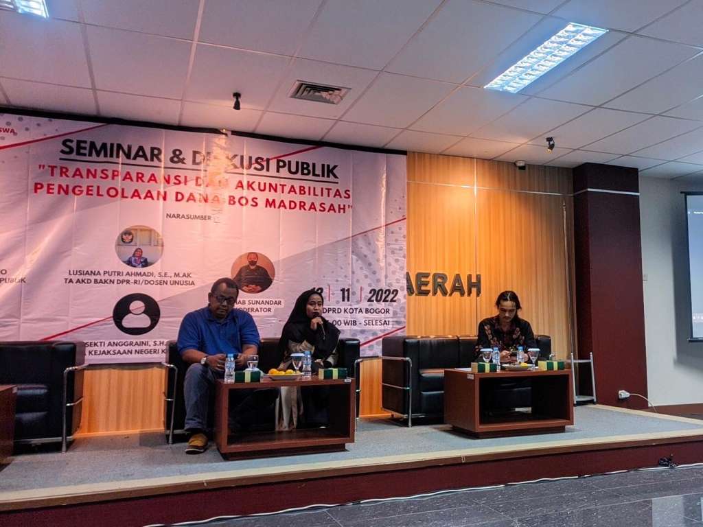 Dosen Akuntansi Unusia Ulas Transparansi dan Akuntabiltas pengelolaan dana BOS