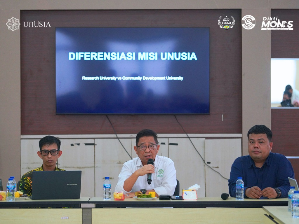 Unusia Bahas Diferensiasi Misi dalam Diskusi Strategis Pengembangan Universitas