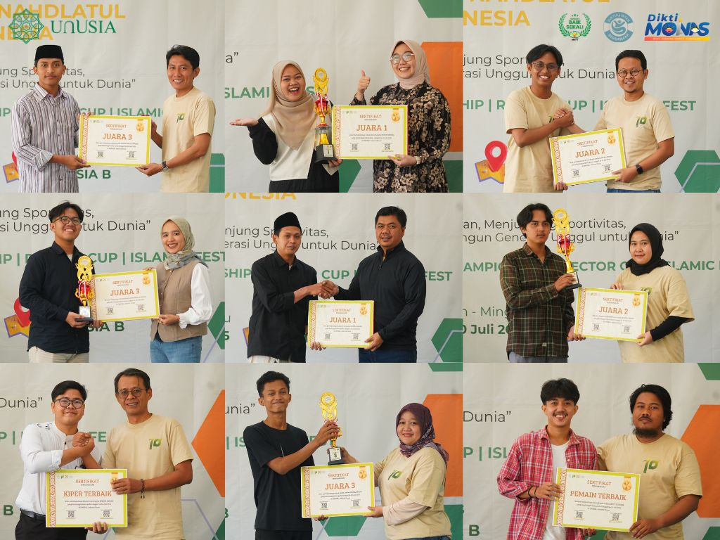 Meriah dan Kompetitif, Inilah Daftar Juara Specta Dies Natalis ke-10 Unusia