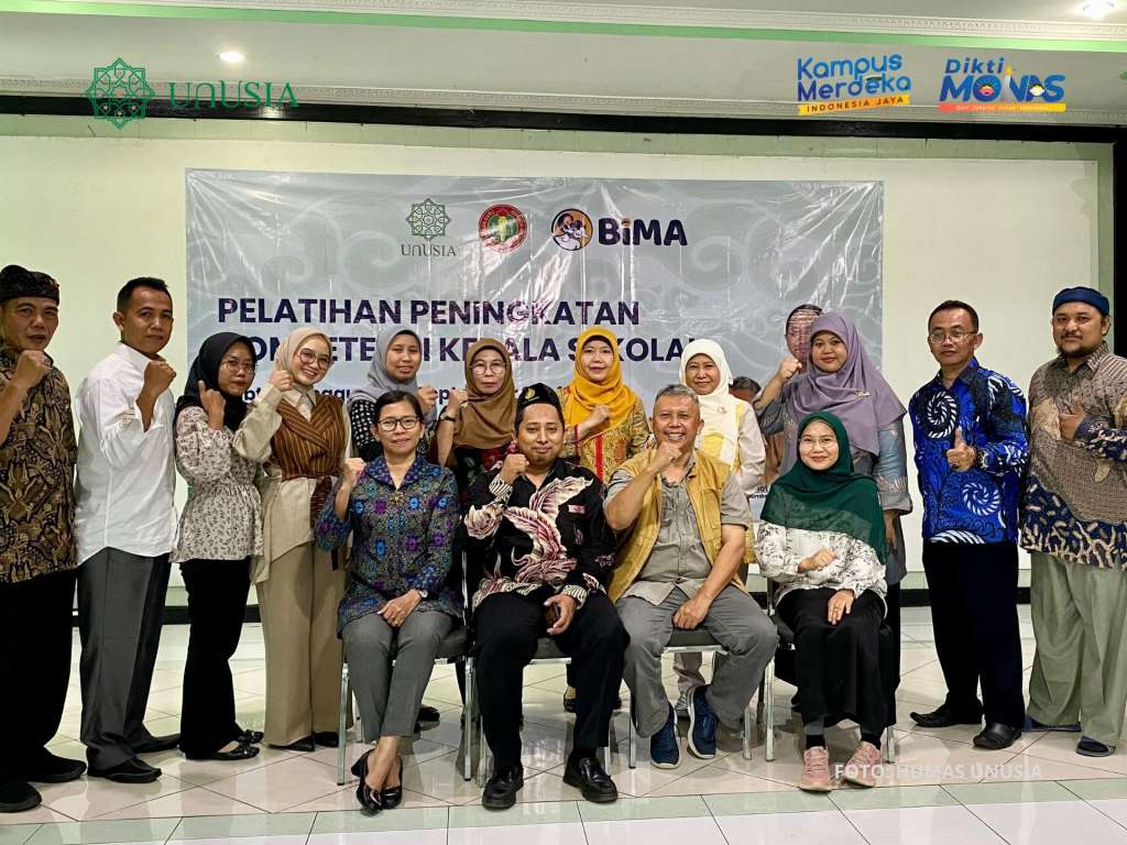 Tingkatkan Kompetensi Kepala Sekolah, Dosen Unusia Bersama PGRI Grogol Selenggarakan PKM