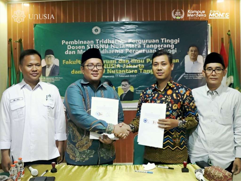 FKIP UNUSIA X STISNU Tangerang Komitmen Sinergi Perkuat Kerjasama Akademik