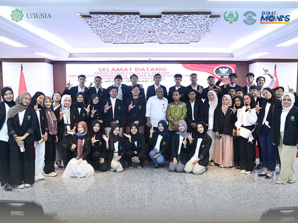 Mahasiswa FH Unusia Dalami Peran Mahkamah Konstitusi sebagai Penjaga Konstitusi