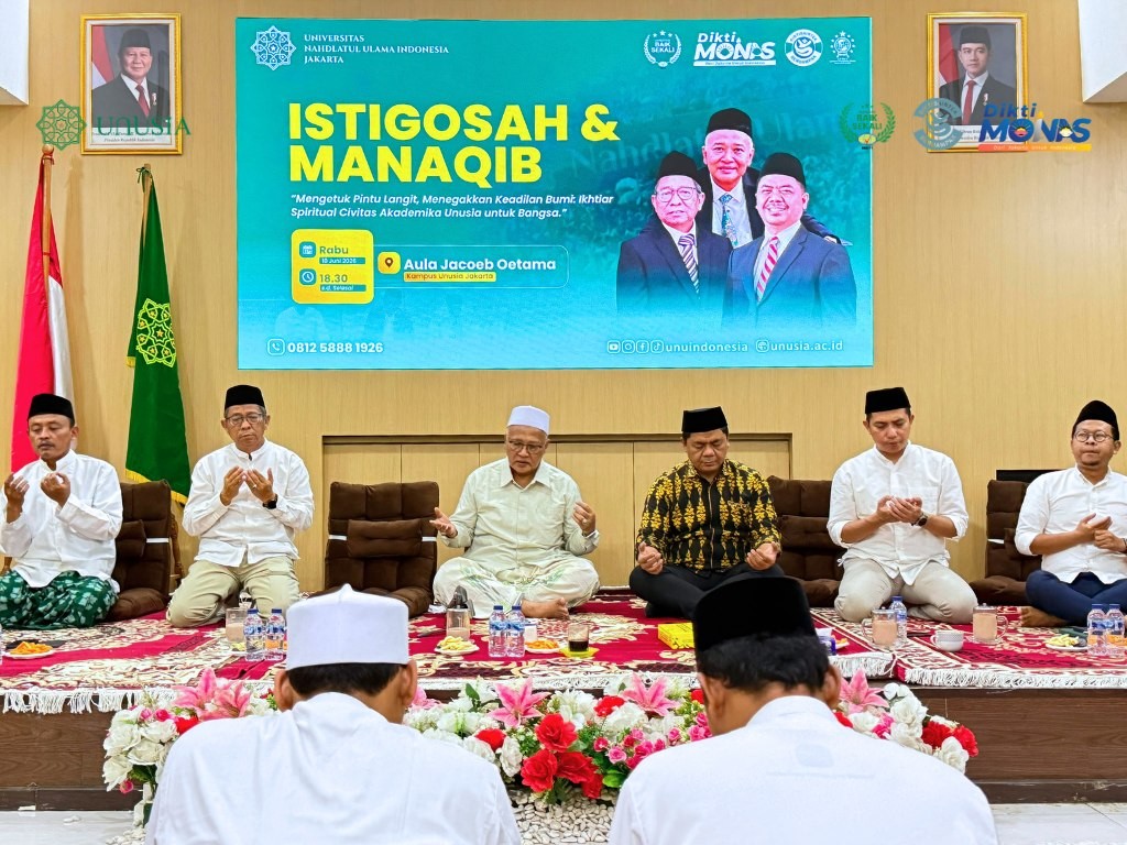 Istigosah dan Manaqib Perkuat Ikhtiar Spiritual Civitas Akademika Unusia