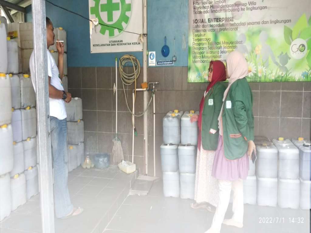 Gandeng PT Pengelola Limbah Lingkungan, KKN-Demic 19 UNUSIA  Optimis Wujudkan Desa Hijau Ciseeng