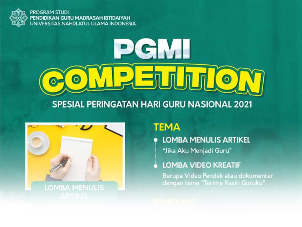 PGMI UNUSIA Adakan Kompetisi Spesial Peringatan Hari Guru 2021