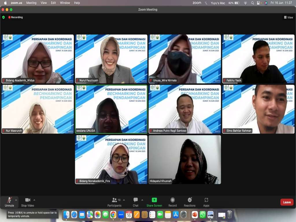 LPPMI UNUSIA dan LPMPI UNUSA Siapkan Benchmarking dan Pendampingan