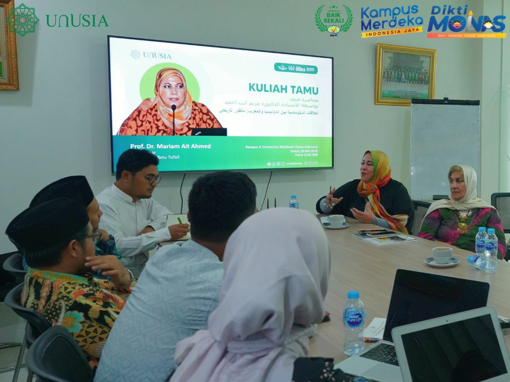 FIN Unusia Hadirkan Prof. Dr. Mariam Ait dari Maroko dalam Kuliah Tamu Internasional