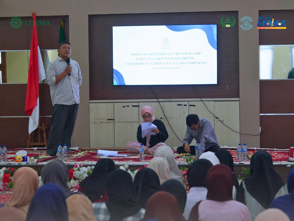 FEB Unusia Gelar Sosialisasi Pembinaan Mahasiswa Penerima KIP, Tekankan Literasi Keuangan