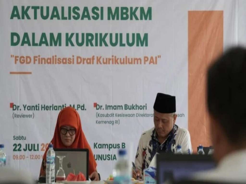 Aktualisasi Merdeka Belajar, Unusia gelar FGD Draft Kurikulum Pendidikan Agama Islam
