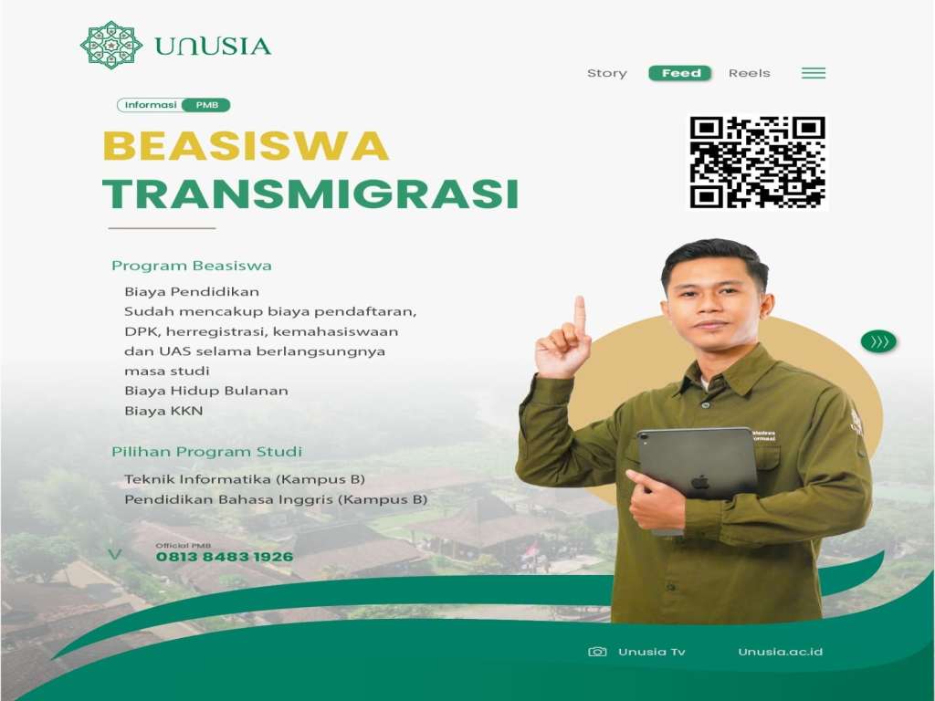 Perluas Akses Pendidikan Tinggi, Unusia Bersama Kemendes PDTT Buka Beasiswa Tansmigrasi