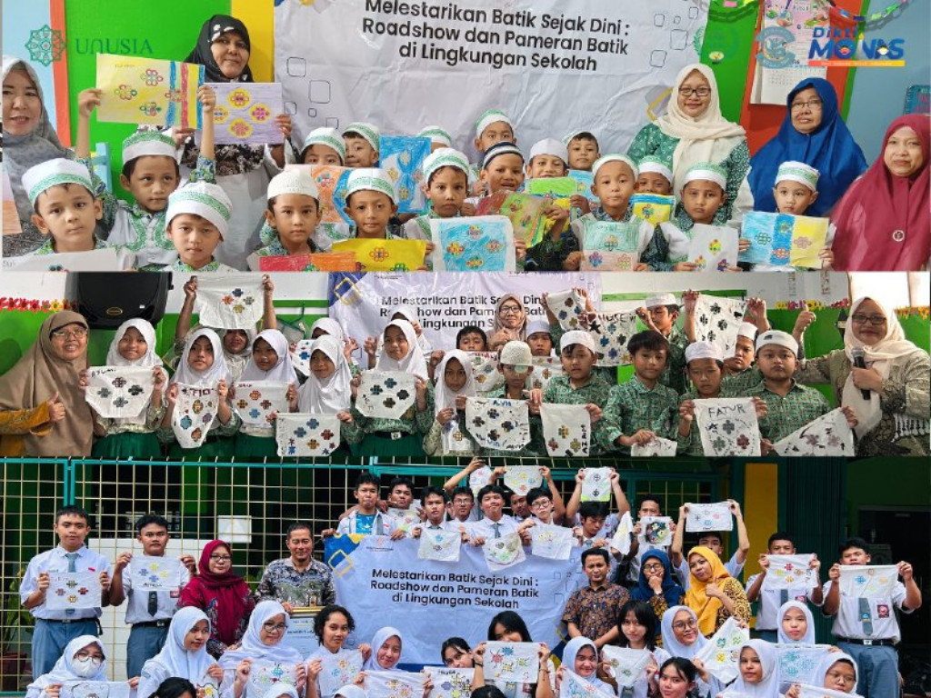Dosen PGMI Unusia Raih Hibah Dana Abadi Kebudayaan 2025, Gelar Roadshow Batik di Tiga Sekolah