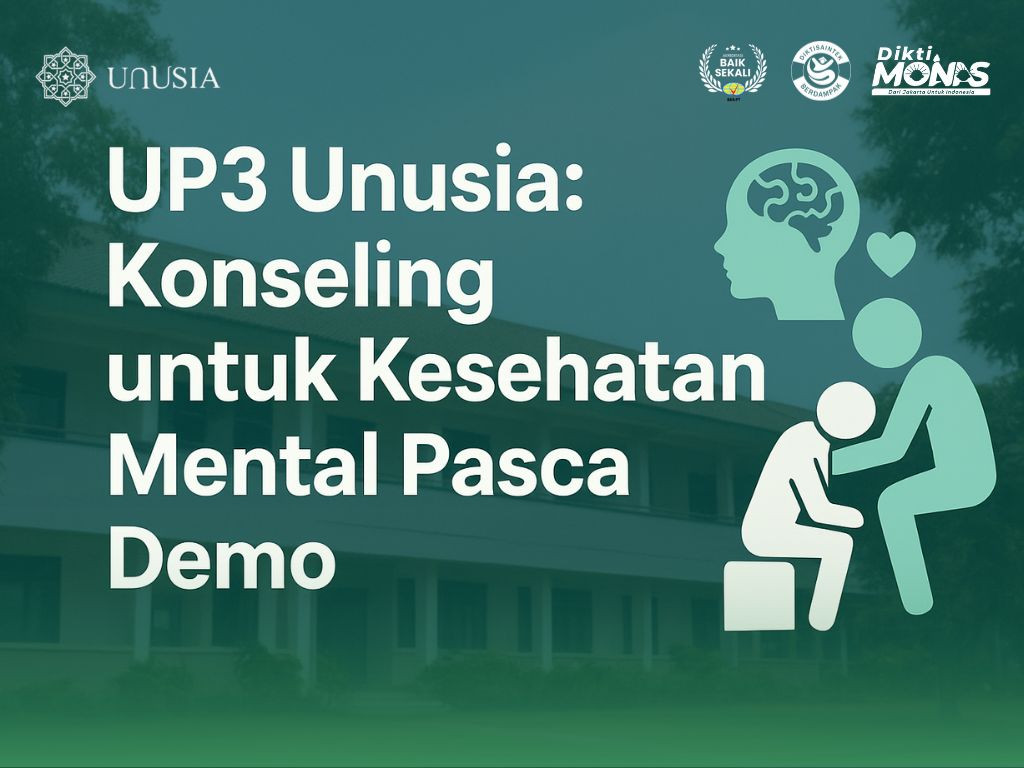 UP3 Unusia Sediakan Konseling Gratis, Ajak Mahasiswa Lebih Peduli Kesehatan Mental