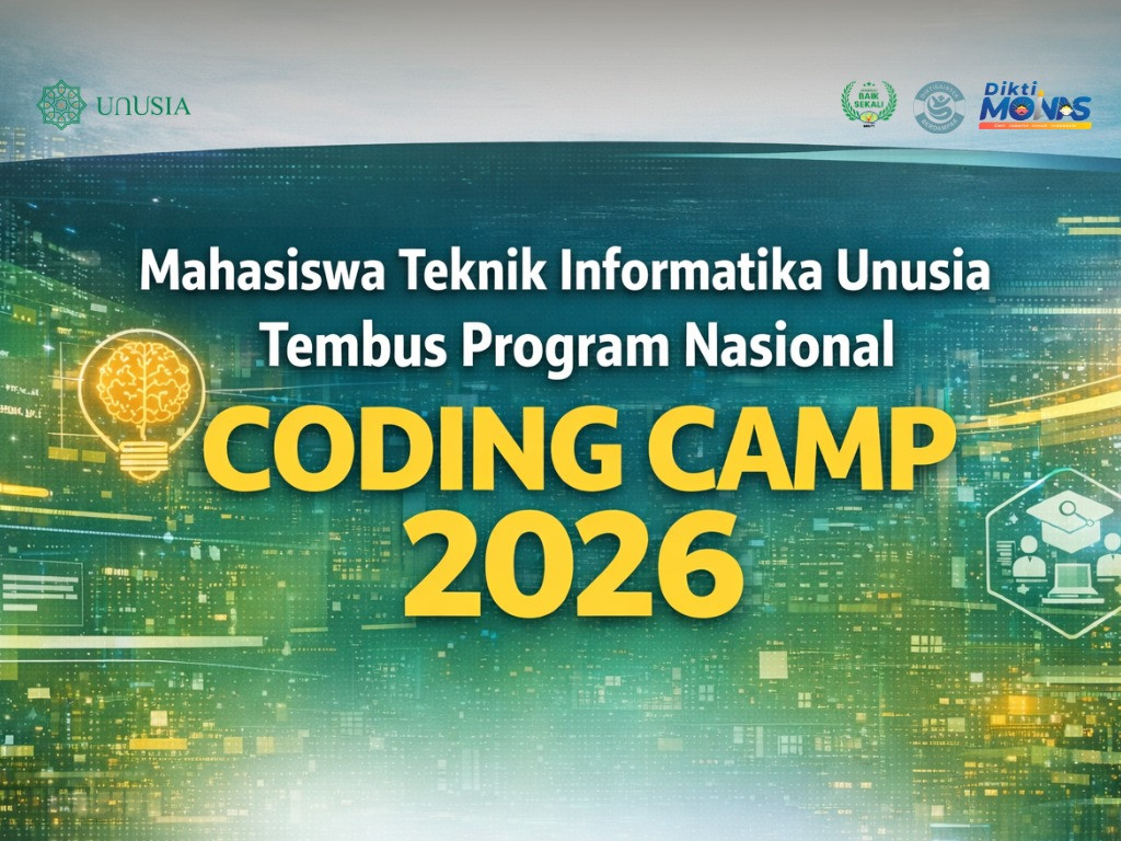Mahasiswa Teknik Informatika Unusia Tembus Program Nasional Coding Camp 2026