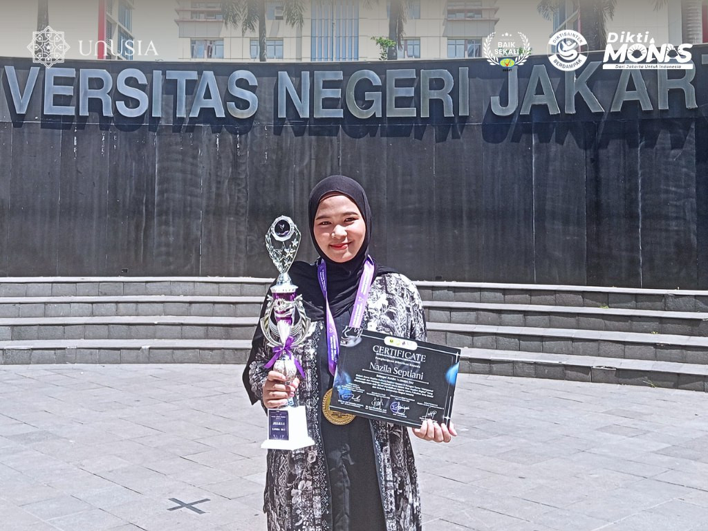 Mahasiswa HKI Unusia Raih Juara 1 Da’iyah Muslim Culture Festival 11 UNJ