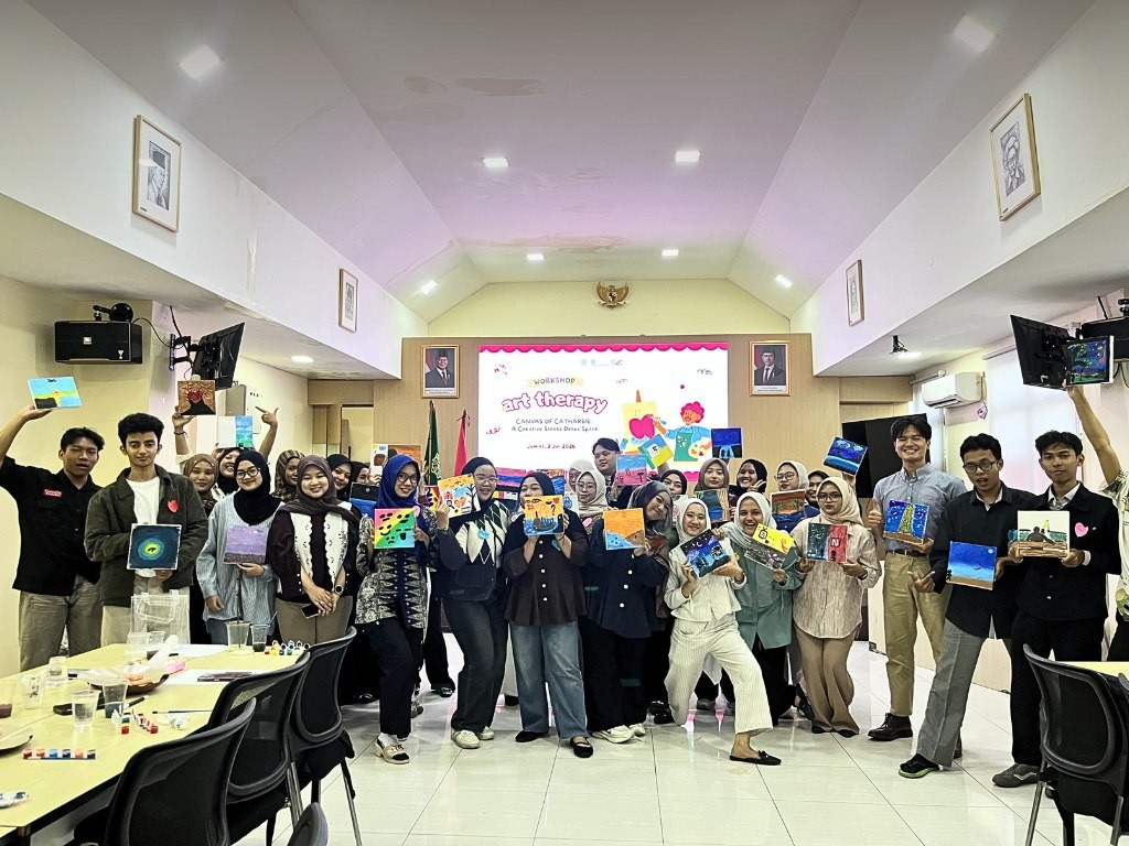 Program Studi Psikologi Unusia Gelar Workshop Art Therapy sebagai Ruang Ekspresi Emosi